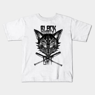 .B L A C K  C A T. Kids T-Shirt